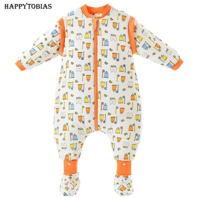 Happytobias Newborn 2.5/3.5 TOG Baby Sleeping Bags with Foot Leg Long Sleeve Thick Warm Boy Girl Sleepsack Sleepers S11