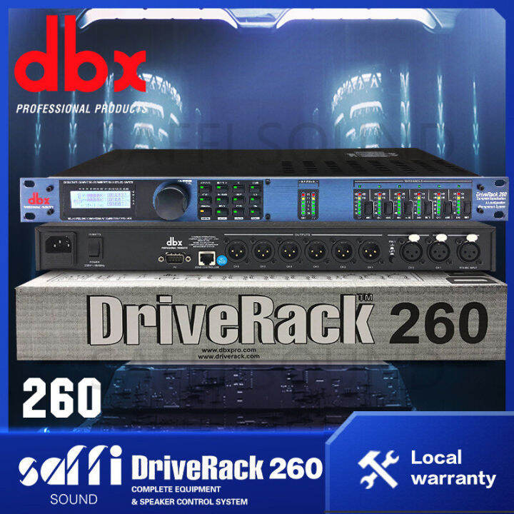 [COD] DBX Driverack 260 ครอส พร้อมตั้งค่าใช้งานได้ทันที อีควอไลเซอร์มือ