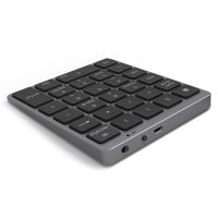 N960 Keyboard Numerik บลูทูธไร้สาย (สีเทา)(YDDF) ใช้ได้ทั่วไปอะลูมินัมอัลลอยบางเฉียบ