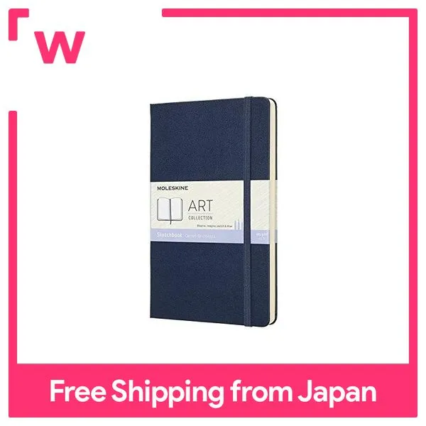 Moleskine Notebook ART PLUS Sketchbook Large Sapphire Blue ARTQP063B20