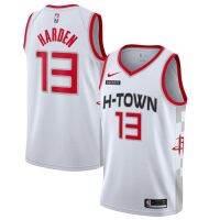 Mens James Harden 13# Houston Rockets 2019/20 Finished City Edition Swingman Jersey - White ETJY