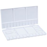 Art Paint Tray Artist Oil Watercolor Plastic Palette White 33 Grids Large Size