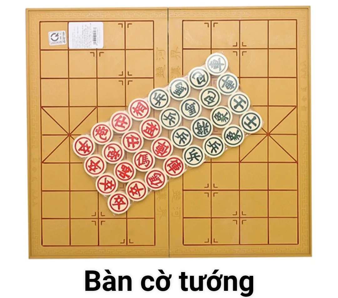 Bàn cờ tướng cỡ lớn (có quân cờ) - Bàn Cờ Tướng 28 X 30cm Lớn ...