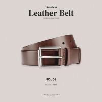 TWENTYSECOND เข็มขัดหนัง Leather Belt 02 - สีน้ำตาลอ่อน / Light Brown