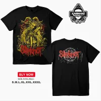 Slipknot Round Neck Short Sleeve Tee Oversized Tshirt S-3XL Dropshoulder Printed T-shirt Cotton Casual Baju Lelaki