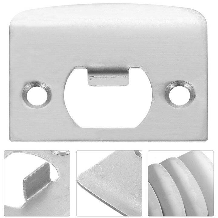 【YF】 Door For Front Strike Lock Deadbolt Backplate Extender Steel 8 Kit