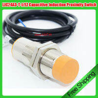 15มม. ระยะทาง Capacitive Proximity Switch การตรวจจับไม้โปร่งใสโลหะ Object Sensor LJC24A3-T-J Ez