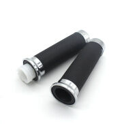 Motorcycle 7 8 Inch 25mm Handle Grip Handlebar Grip Rubber Gel Sleeve for