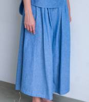 PALINI กางเกง Fortune Palette Relaxed Pants สี Blue