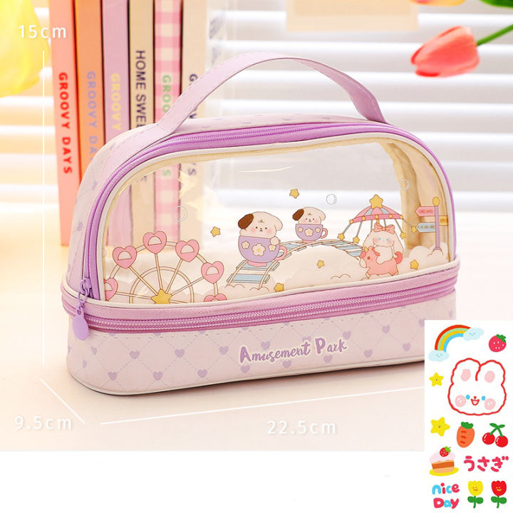 high-beauty-pencil-box-primary-school-storage-box-waterproof-pencil-case-student-stationery-box-elementary-school-pencil-case-large-capacity-pencil-case
