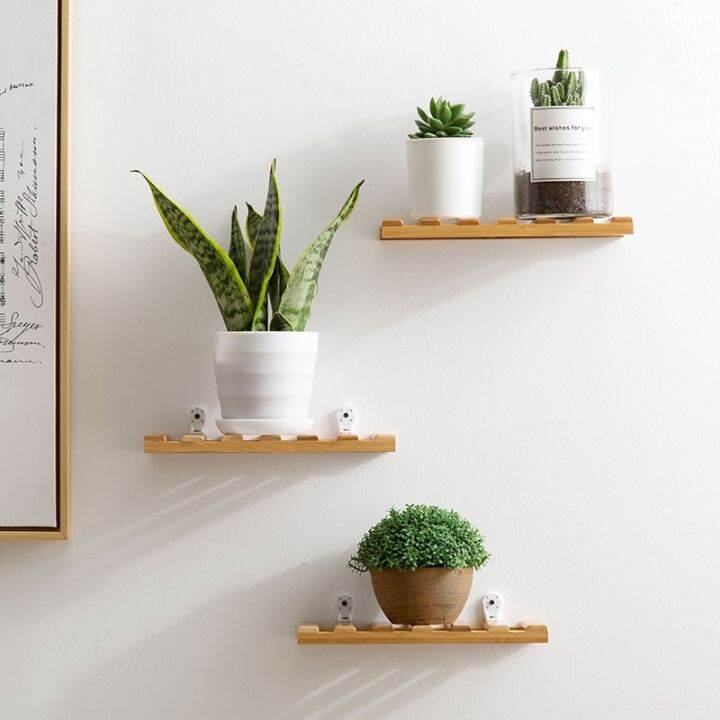 1-2-3pcs-bamboo-living-room-decoration-hanger-wall-hanging-flower-shelf-bedroom-wall-partition-storage-rack-for-flowers-plants