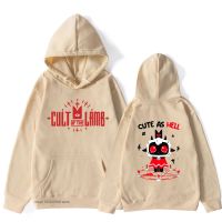 Cult of The Lamb Merch Hoodies Winter Men Sweatshirt Hooded Long Sleeve Cult of Lamb Praise Lamb Game Streetwear Clothing Size XS-4XL