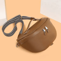 Genuine Leather Women Waist Bag Female Belt Bags Luxury Brand Fashion Casual Chest Bag Mobile Phone Pocket Crossbody Chest Bags