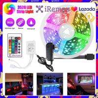 iRemax LED Strip light ชุดไฟ LED รุ่น 2835 / 3528 / 5050 RGB ชนิดสลับสี พร้อมรีโมทย์ และAdapter 24W 5 เมตร กันน้ำ ทนแดด ต่อสายกันได้ สินค้ารับประกัน 1 เดือน