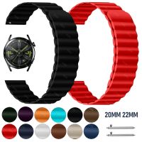 ❧▧ 20 22mm Magnetic Leather Band for HUAWEI WATCH GT 3 46mm 42mm GT3 / GT Runner/GT2 Pro GT2 Strap Bracelet for Huawei WATCH 3 3Pro