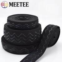 [Hot Sale] Meetee 2เมตร/5เมตร/10เมตร2 4เซนติเมตรลื่นยืดหยุ่น BandSilicone ยืดหยุ่นสายรัดเข็มขัด DIYClothes ข้อมือยามเย็บอุปกรณ์เสริม