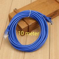 UTP Cable Cat5e 10M สายแลนสำเร็จรูปพร้อมใช้งาน ยาว 10 เมตร (Blue)