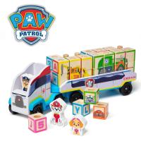 Melissa &amp; Doug X PAW Patrol Wooden ABC Block Truck