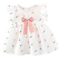 Spot parcel post Baby Girl Summer Small Skirt Dress Spring and Autumn Summer Summer Clothes Cute Super Cute 6 One 12 Month