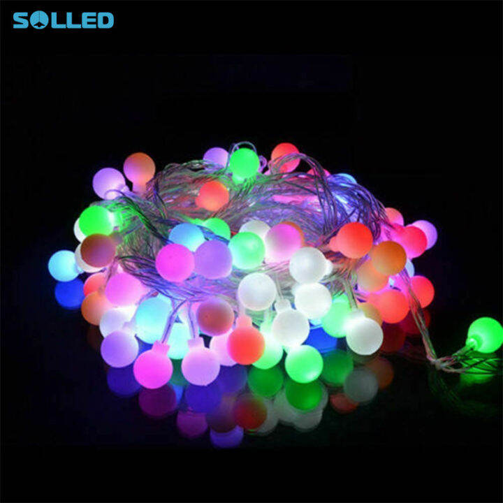 SOLLED Led Remote Control String Lights, Ip65 Waterproof Battery Box