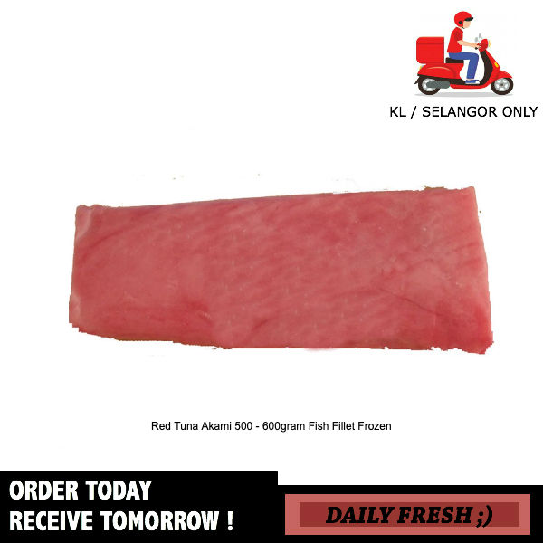 Japanese Red Tuna Akami 500 600gram Fish Fillet Frozen Lazada