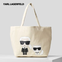 KARL LAGERFELD K/IKONIK KARL &amp; CHOUPETTE TOTE 205W3095 กระเป๋าถือ