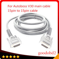 สำหรับ AutoBoss V30สายทดสอบหลัก OBD-II เครื่องสแกนเนอร์อัตโนมัติ V-30เครื่องมือวินิจฉัยรถ OBD2สายรถ Obd Ii V30 To 15pin สาย