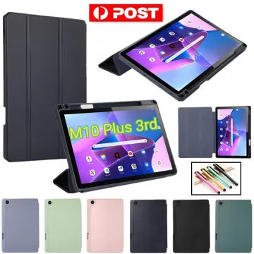 For Lenovo M10 3rd Gen Case, Leather Folio Stand Tablet Cover 10.1 