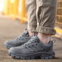 【Fashion Living】??39-45-Plus-Size-Men shoes-รองเท้าเซฟตี้-หุ้มข้อ-หัวเหล็ก-Safety-Shoes-Work-Shoes-รองเท้าปีนเขา?