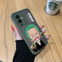 เคสโทรศัพท์เคส Infinix Note 12 Pro 5G Samsung Galaxy S21 FE 5G เด็กชายการ์ตูนอะนิเมะ Zoro มีน้ำค้างแข็งโปร่งใสฮาร์ดเคสใส่โทรศัพท์คลุมทั้งหมดเคสป้องกันกล้อง