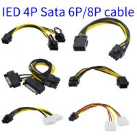 ☁☜ PCIe 6pin to 6 2 pin PCI 8pin Adapter Splitter Power Extension CablePower Supply PCI-e 6-pin to 8-pin for PCI Express GPU Video