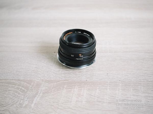 ขายเลนส์มือหมุน-chinon-50mm-f1-9-ใส่กล้อง-canon-eos-dslr-ได้เลยไม่ต้องหา-adapter-serial-782625