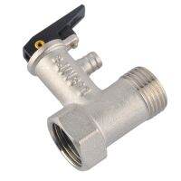 Safety Check Valve for Protection in Boiler Systems Brass Construction Adjustable Pressure Relief 1/2 Inch Threads