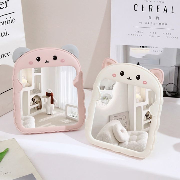 Gương trang điểm để bàn, gương để bàn tai gấᴜ mini decor phòng ...