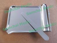 ถาดนับยาสแตนเลสพร้อมเหล็กนับยา Stainless Medicine Tray