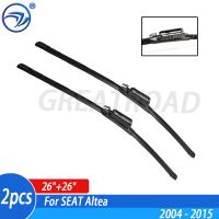 Wiper 4A &amp; 4A Front Windshield Wiper Blades For SEAT Altea 2004 - 2015 Windshield Windscreen Front Window 26"+26"