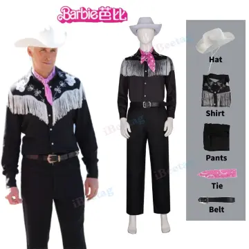 Barbie 2023 Film Ken Cowboy Outfit Cosplay Costume