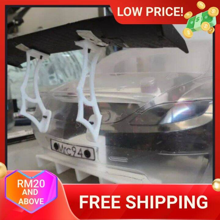 [3d print] RC SPOILER MOUNT RC SPOILER SUPPORT and Diffuser scale rc