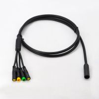 1T4 Cable Two Size for Bafang BBS01 BBS02B BBSHD Mid Drive Motor Electric Bike Twist Throttle Brake and Ebike Display Connector