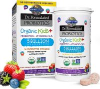 Garden Of Life Dr. Formulated Probiotics Organic Kids+ (5 Billion) – 30 yummy chewable