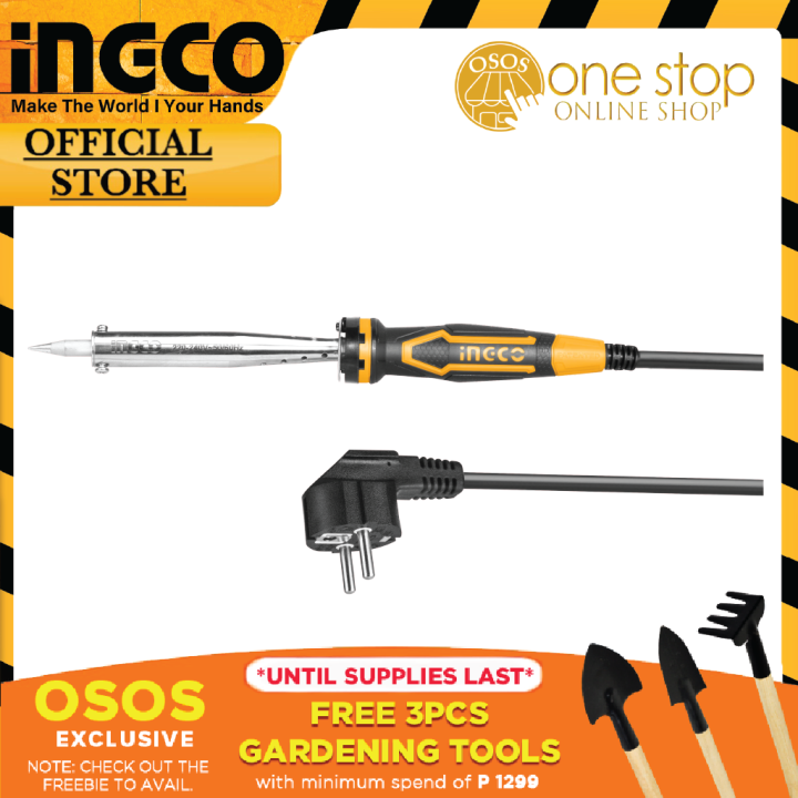 INGCO Industrial Grade Electric Soldering Iron 100W SI00108 •OSOS• Lazada PH