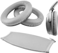 การเปลี่ยนหูฟังสำหรับ QuietComfort QC35, QC25, QC2,แผ่นรองหูฟังสำหรับเปลี่ยน QC15และแผ่นรองศีรษะที่คาดผมสำหรับรองหูฟัง