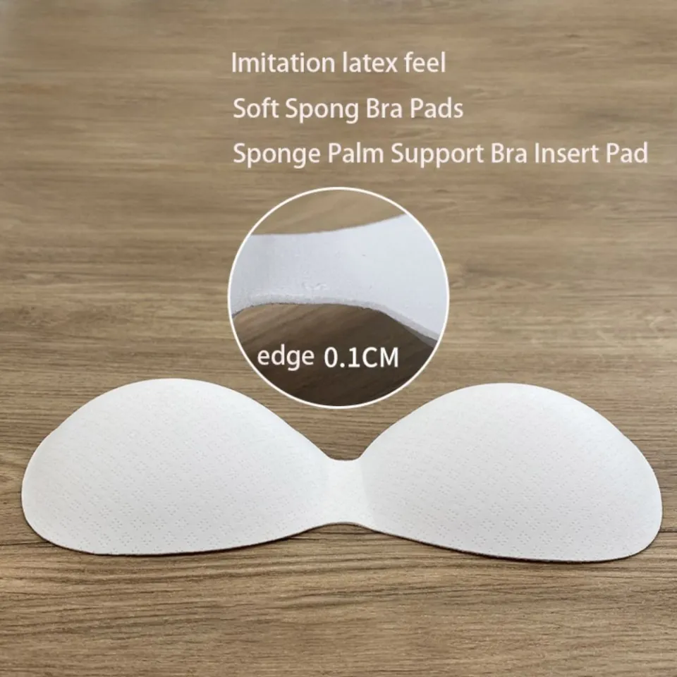 2 Pairs Bra Pads Adhesive Push Up Bra Inserts Pads Breast Enhancer