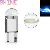 Shine 5pcs T10 Glass HOUSING Light หลอดไฟ LED รถยนต์ WEDGE License Plate Lamp Dome LIGHT