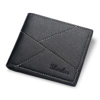 【Ready】? et mens short sle new multi-card slot y mens cn purse student personalized splicg th