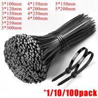 【HOT】✵♚♝ 250/1000PCS Self-locking Plastic Tie 3x100 3x150 4x200 Cable Fastening Zip Set