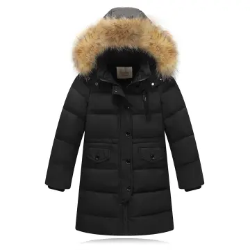 Girls black sales down jacket