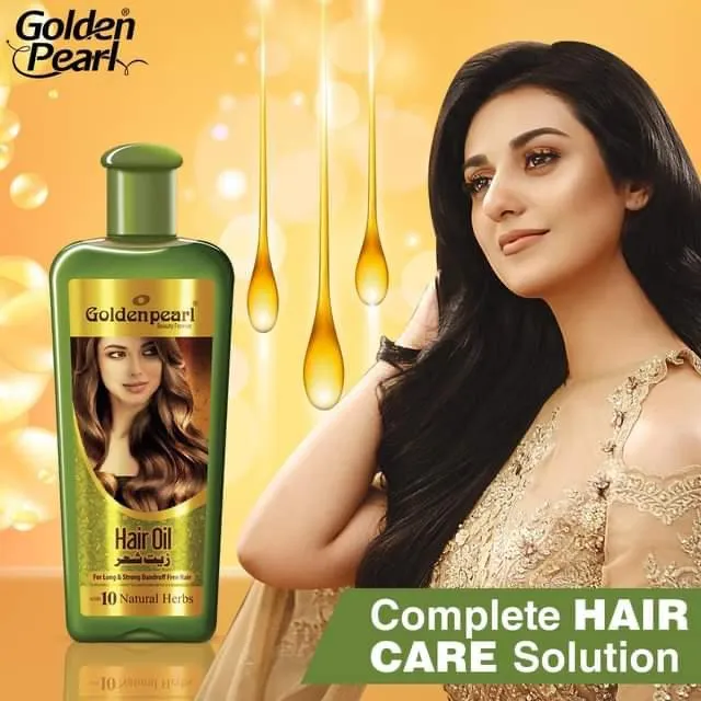 Golden Pearl Hair Oil With Sativa Hair Oil10 Natural Herbs Lazada