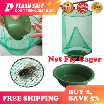 Drosophila Fly fruit flies or house flies Trap Net Reusable Insect Catcher  Cage