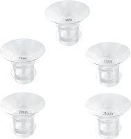 หน้าแปลนแทรก1315171921มม. 5ชิ้นเหมาะสำหรับ Medela,Spectra 24มม. โล่ครีบ,Willow Wearable Cups